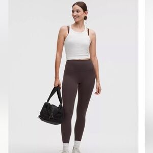 Lululemon Athletica Dark Brown Leggings